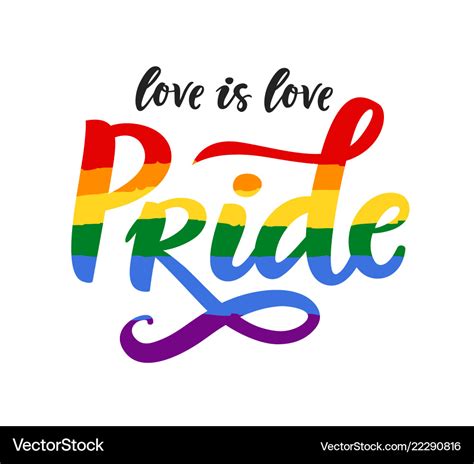 gay pride poster rainbow spectrum flag royalty free vector