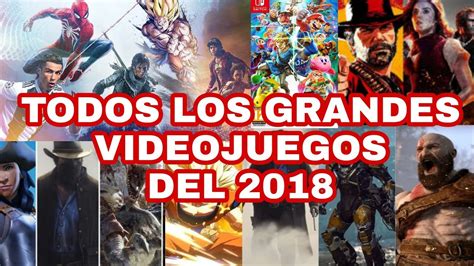 Los Mejores Videojuegos Del 2018 Mes Por Mes Youtube