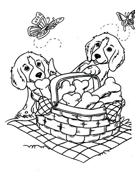 Coloring Pages Cute Dogs At Free Printable Colorings