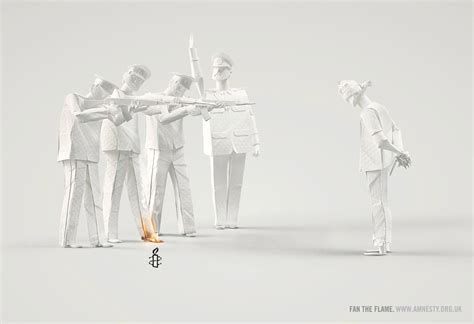 Amnesty International Print Advert By Ogilvy Firing Squad Ads Of The