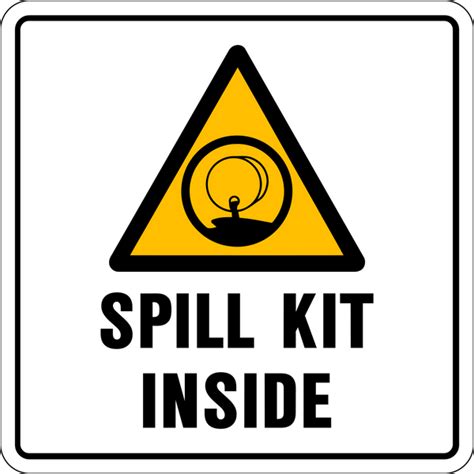 Spill Kit Inside Western Safety Sign