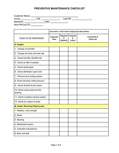 Printable Hot Tub Maintenance Schedule Excel Template Gasepharmacy My