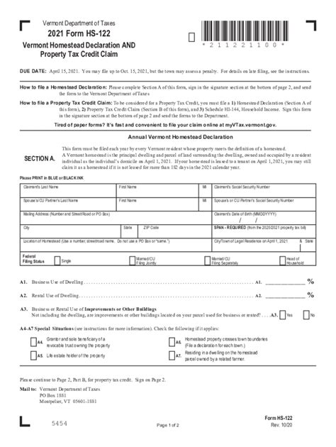 Vermont Tax Hi 144 2021 2024 Form Fill Out And Sign Printable Pdf