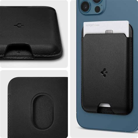 Spigen Valentinus Magfit Magnetic Wallet Card Holder Up To 2 Cards