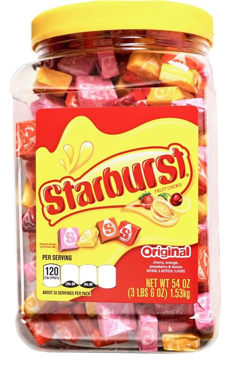 Starburst Original Fruit Chews Cherry Orange Strawberry Lemon 54