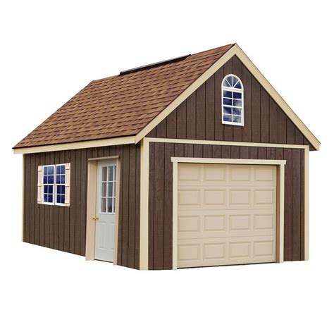 Some kits come with all the materials. Best Barns Glenwood 12 ft. x 20 ft. Wood Garage Kit ...