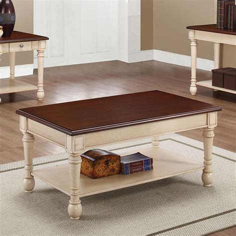 Verdad round white marble coffee table. 704418 Dark Brown and White Coffee Table from Coaster ...