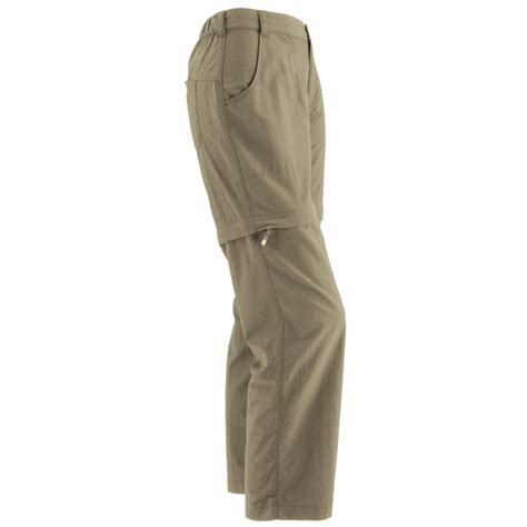 White Sierra Womens Sierra Point Convertible Pants 31 Inseam Large Bark