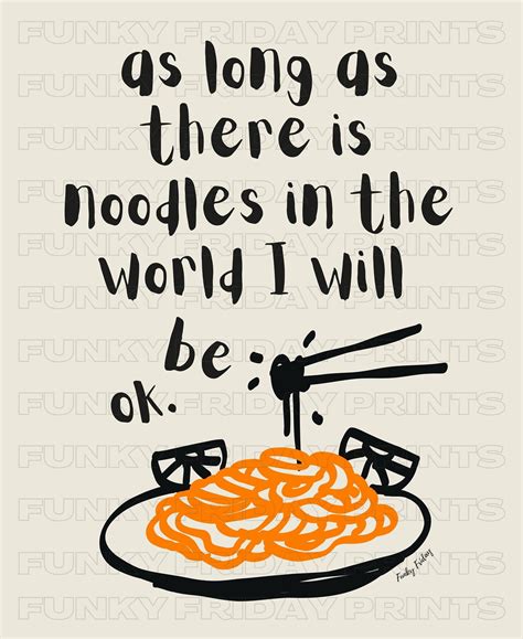 Noodle Lovers Wall Art Print