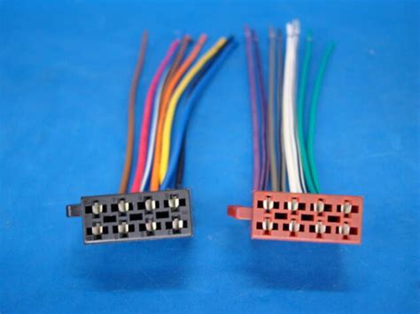 Jensen Radio Power Plug Stereo Wire Harness Male Back Clip Set 16 Pin 8