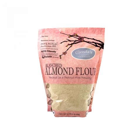 Blanched Almond Flour 16oz Glendas Farmhouse