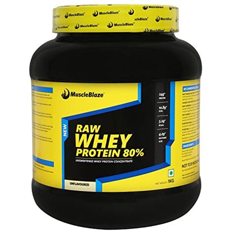 Muscleblaze Raw Whey Protein Concentrate 80 With Added Digestive