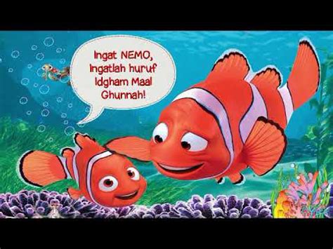 Sebelum membaca al qur an pahami hukum tajwid terlebih. I NEMO - Cara mudah mengingat Huruf Idgham Maal Ghunnah ...