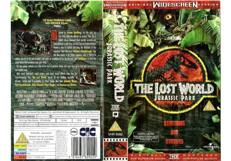 Lost World Jurassic Park 2 Widescreen The 1997 On Universal United Kingdom Vhs Videotape