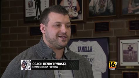 Shamokin Area Football Coach Henry Hynoski