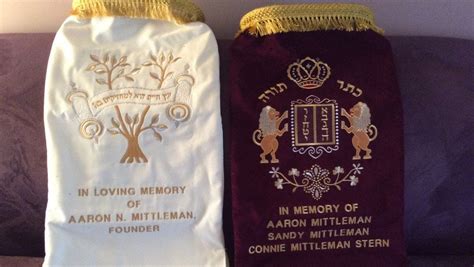 Torah Covers Donated In Memory Of Fall River Businessman Going To