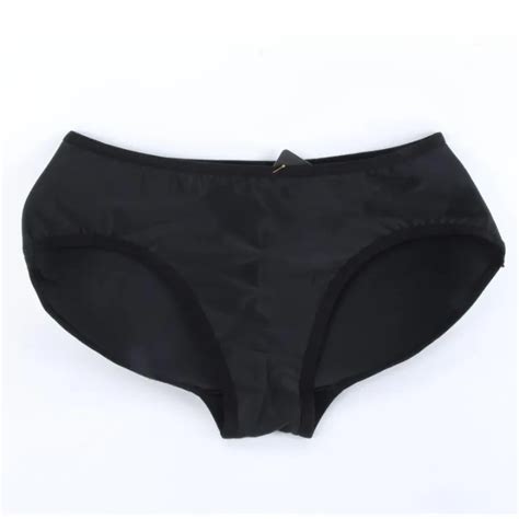 Lovefashiongirls Women Soft Seamless Sex Panty Knickers Buttock Backside Silicone Bum Padded