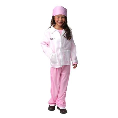 girls pink medical doctor pretend dressup halloween costume size 4 6 clothing