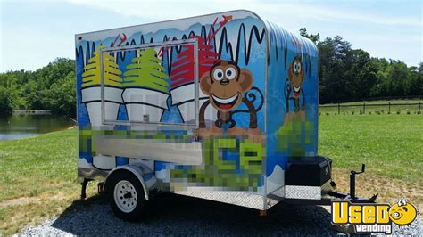 12 Shaved Ice Concession Trailer For Sale In North Carolina