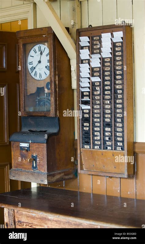 Time Card Clock Machine