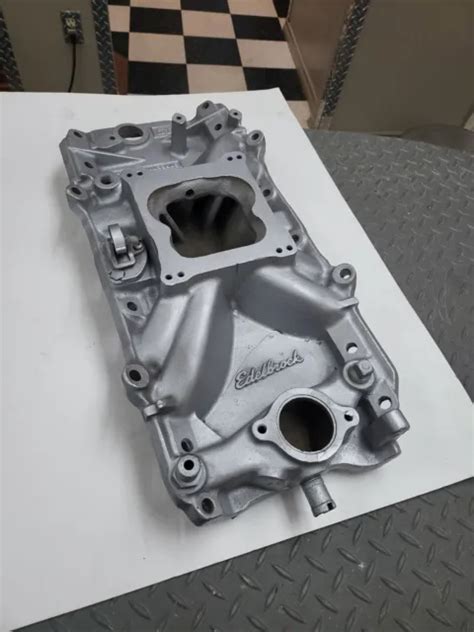 Edelbrock Big Block Aluminum Intake Manifold Streetmaster Picclick