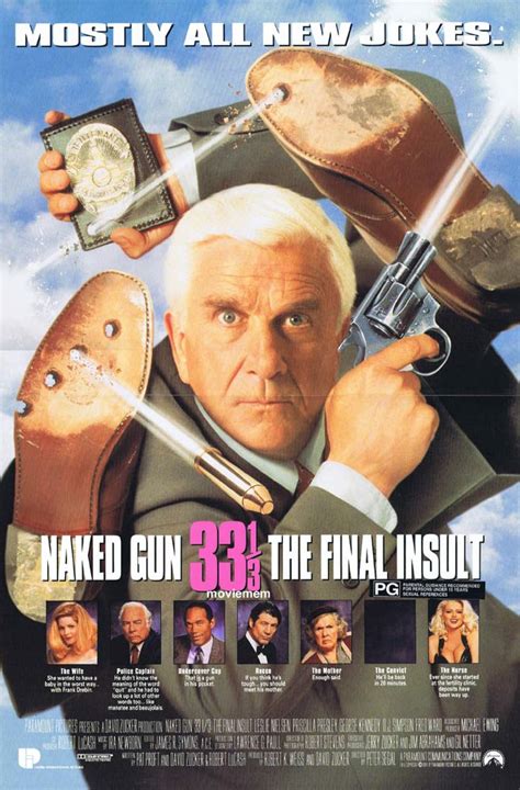 Naked Gun Original Ds Daybill Movie Poster Leslie Nielsen