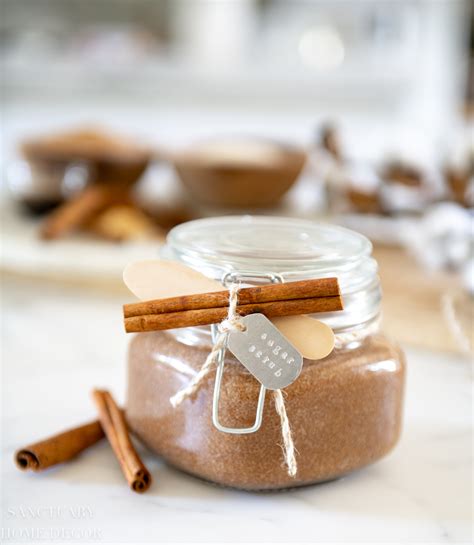 Spiced Vanilla Homemade Sugar Scrub Recipe Sanctuary Home Decor