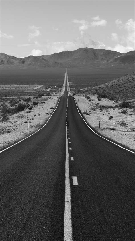 1080x1920 Road Grayscale Photography Iphone 76s6 Plus Pixel Xl One