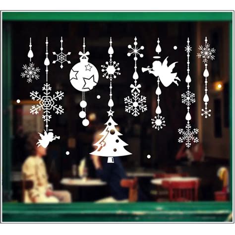Christmas Decorative Decal Window Glass Pvc Wall Sticker Removable