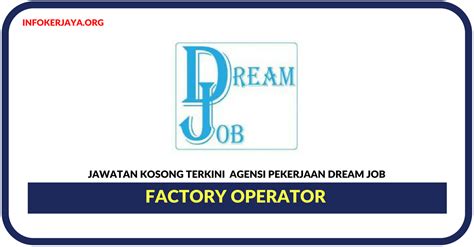 Dreamjob has the lowest google pagerank and bad results in terms of yandex topical citation index. Jawatan Kosong Terkini Factory Operator Di Agensi ...