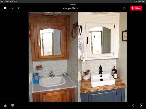 Pin By Anna B On Camping In My Rv Bathroom Mirror Bathroom Vanity Framed Bathroom Mirror