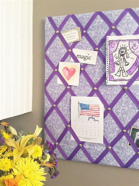 Time to get creative and make your own! DIY Ribbon Bulletin Board: Easy Tutorial