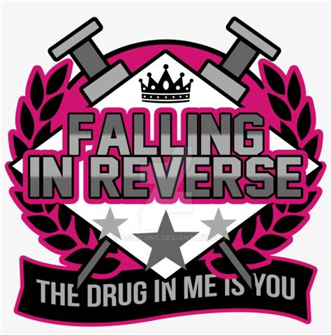 Falling In Reverse Tshirt Logo Free Transparent Png Download Pngkey