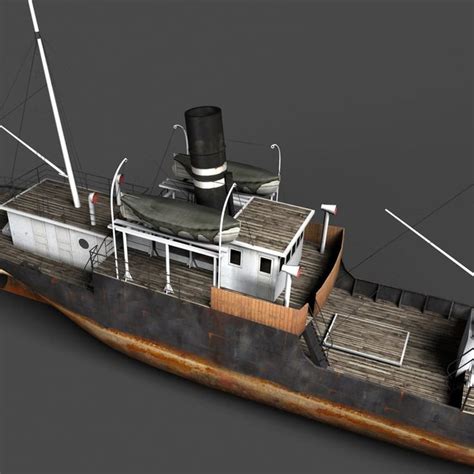 old steam ship 3d model model boats model ships steamship