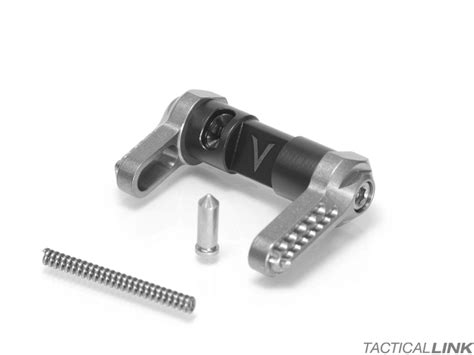 V7 Weapon Systems Raw Titanium Ambi Safety Selector