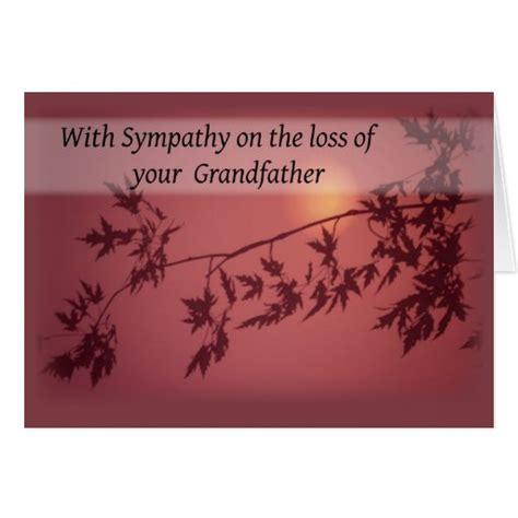 4083 Sympathy Grandfather Zazzle