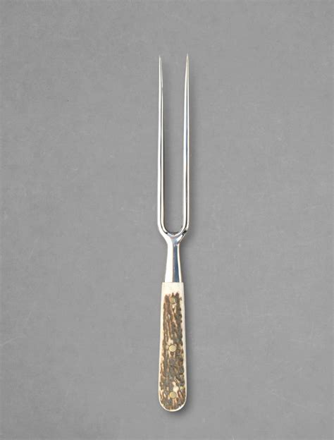 The Due Buoi Arrosto Fork 19 Cm Long And Stag Horn Handle Is The