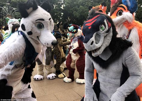 Cosplaying Furries In Colourful Costumes Speak Out While Gathering At