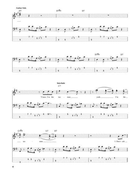 Taxman By The Beatles The Beatles Digital Sheet Music For Bass Guitar