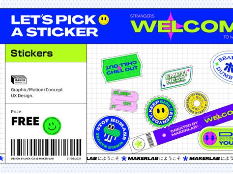 Stickers Pack Free Figma Resource Figma Elements