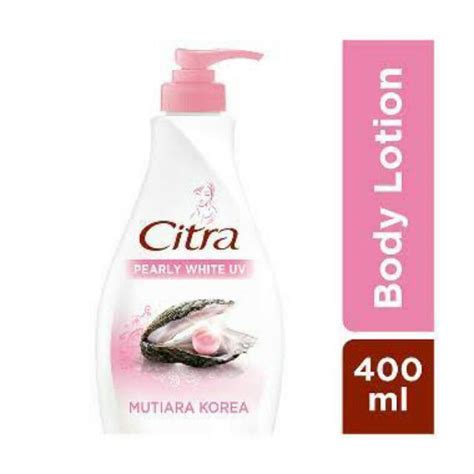 Jual Citra Hand Body Lotion Pearly White Uv 400 Ml Shopee Indonesia