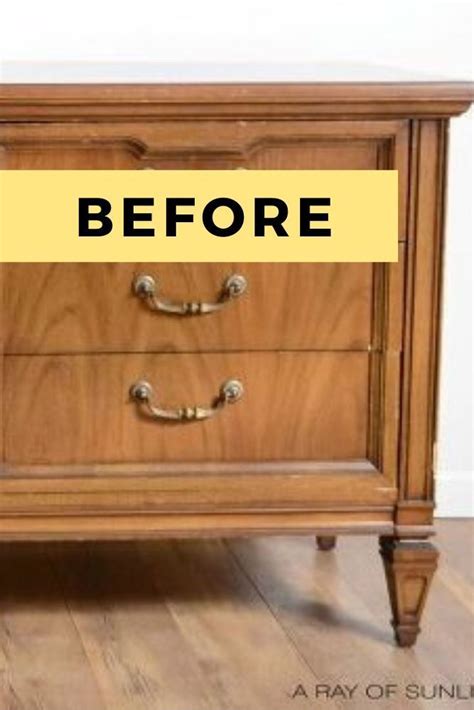 Watch The Before And After Transformation Of This Upcycled Dresser
