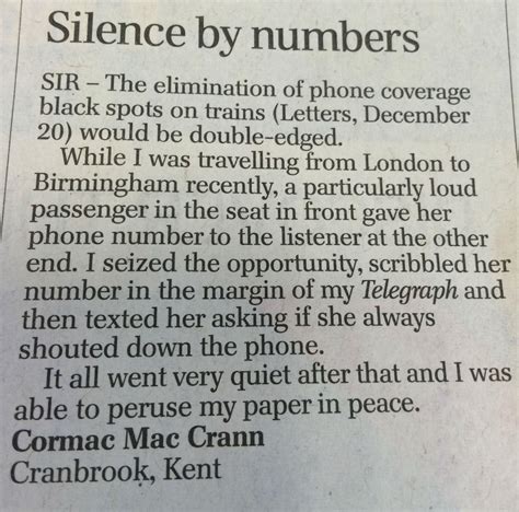 Daily Telegraph Letters Page Hits Peak Telegraph The Poke