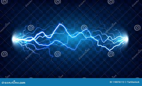 Blue Electricity Electric Arc Cartoon Vector 3090169