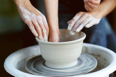 Hands Making Pottery Stock Photo Image Of Handmade Artisan 93282442