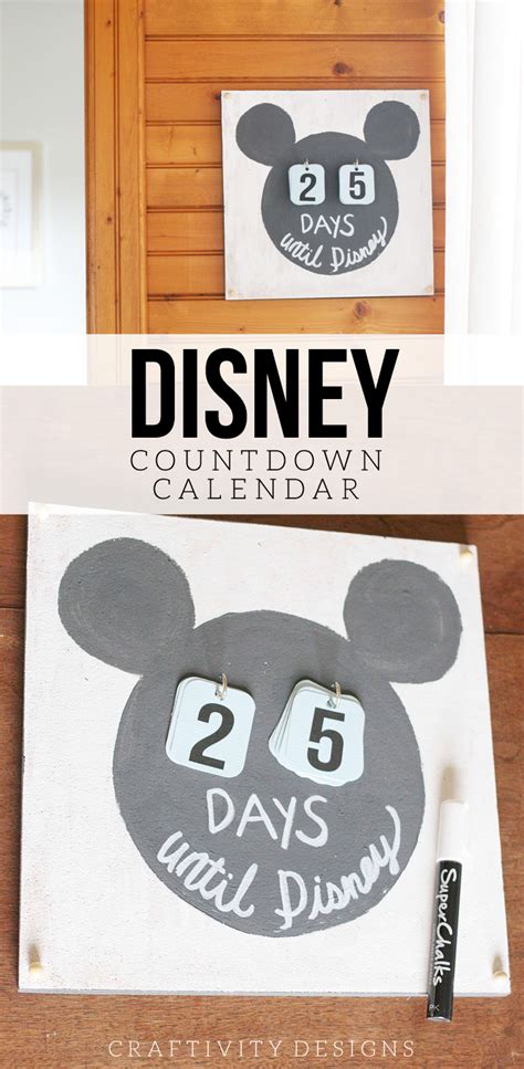How To Make A Disney Countdown Calendar Video Tutorial Craftivity
