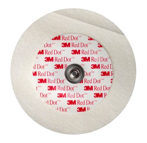 3m Red Dot Monitoring Electrodes With 3m Micropore Tape Backing