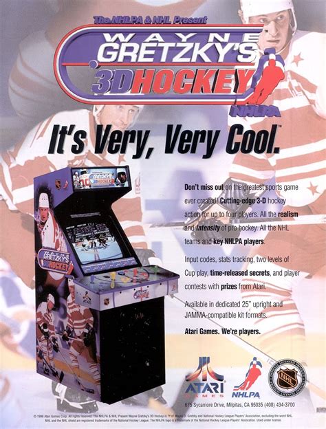 Wayne Gretzky S 3D Hockey Para Arcade 1996 BD Jogos
