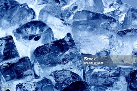 Ice Cubes Stock Photo Download Image Now Backgrounds Blue Broken
