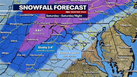 Winter Storm Watches For Maryland And Virginia Ahead Of Weekend Snow